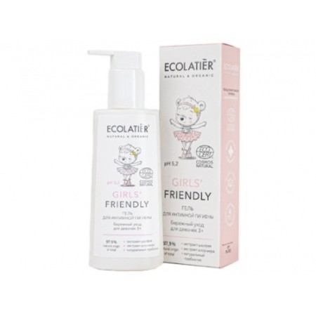 Ecolatier Baby Girls ’Friendly, 3+, 150 ml intimate hygiene gel