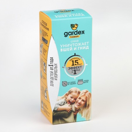 Spray from lice and nits Gardex, pediculicidal agent, 80 ml-1