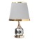 Cobbler table lamp 1x40W E27 220V gold-chrom 25x25x40 cm Risalux