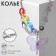 Neckar "Summer" butterfly, color in silver, 40 cm