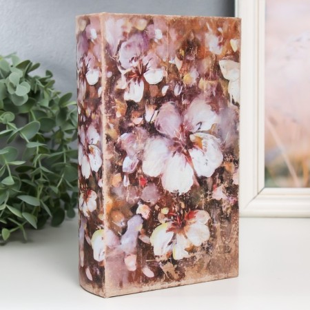 Safe Brush to the leatherette "flower garden. Retro" 21x13x5 cm