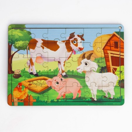 Puzzle "on the farm" with a hint-2