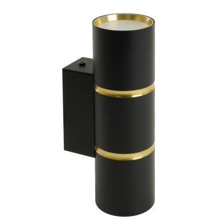 Wall lamp Feron ML1860, IP20, 2XGU10, 35 W, 72x72x180 mm, Black/gold color