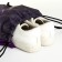 Bag for shoes on the lace, purple color