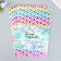 Foamiran holography "Flowers and stars on white" 2 mm format A4 set of 5 sheets