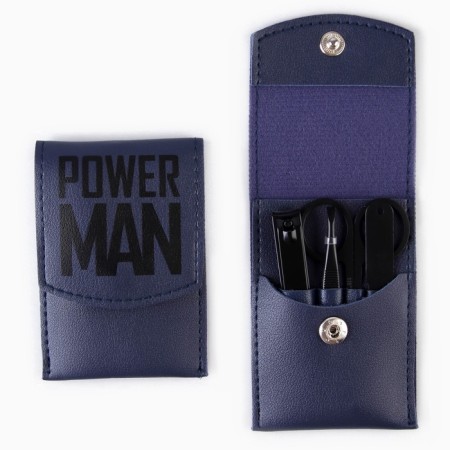 Manicure set 4 objects "Power Man", 10.2 x 7 cm-2