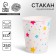 A single -single -paper glass "Stars", 250 ml
