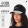 Women's cap wtf, black color, rr 56