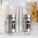 Set for glass spices on the stand "Style", 2 items: Solonka and Listen, 80 ml