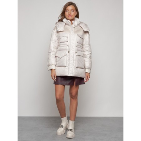 Winter jacket, size 44, beige color