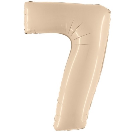 Foil ball 40 "Figure Seven", Satin Cream