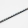 Rhinestones on threads, with holography, 3 mm, 9 ± 1 m, black color