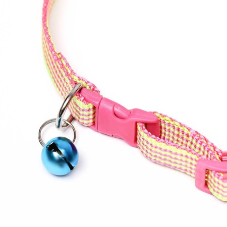 Nylon's collar "Wave", 33 x 1 cm, Mix flowers-2