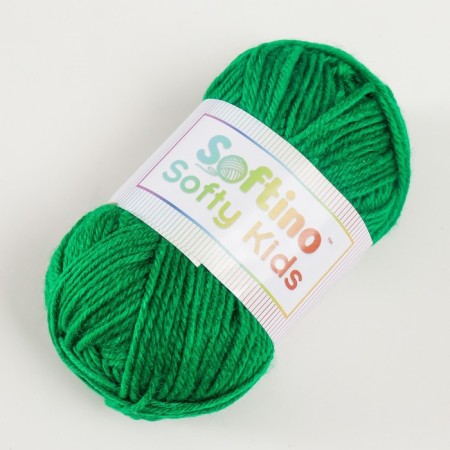 Yarn 100% acrylic "Softy Kids" 90m ± 5m 50 g color 45 green moss-1