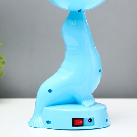 Table lamp "Sea cat" LED 3W 3AA 3000K Blue 10x11x26 cm Risalux-8