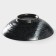 Porcelain salad Magistro "Night Rain", 1.6 l, d = 24.5 cm, black color
