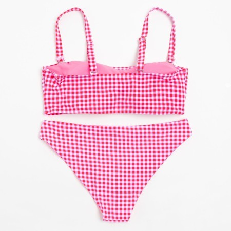 Swimsuit female separate minku pink color, size 48-9