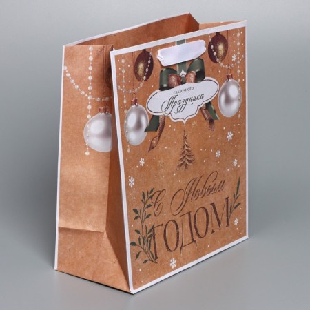 Craft vertical package “Give you”, Ml 23 x 27 x 11.5 cm, New Year-2