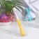 Dental brush, nursery, 2-9 years old, 10,000 bristles, ultramm, yellow