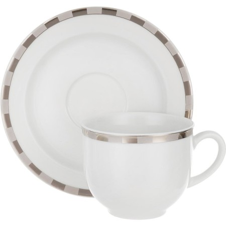 Coffee service 6/9 Opal, decor "Platinum plates", 15 items-3