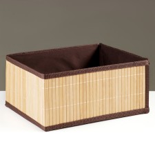 Stelly Bamboo basket, 32 x 25 x 15 cm, bamboo