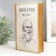 Broke-book metal, glass "Socrates" 26x16x5 cm