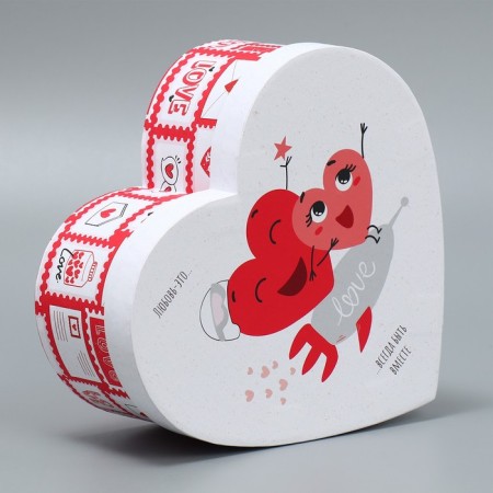 Gift box, packaging, “Love everywhere”, 18.5 x 17 x 7.5 cm-1