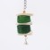 A toy with a carapace of karakatitsa, lufu and bell, 20 x 5 cm, green