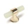 Handle button Cappio PK106, D = 12 mm, plastic, phosphorus/gold color