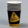 A one -time paper glass "Today I will be in a drabadan" 250 ml, a set of 6 pieces