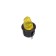 Cliva switch Round 250V 6A (3C) On-OFF yellow Rexant (Rack of 12V)