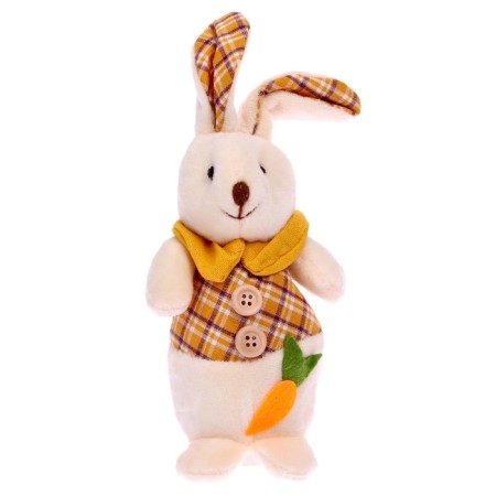 Soft toy "Rabbit with carrots", color mix-4