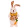 Soft toy "Rabbit with carrots", color mix