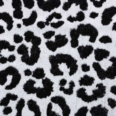 Tainted Tainted Ethel "Leopard", black color, 70x130 cm, 100% cotton, 420 g/m2-2