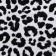 Tainted Tainted Ethel "Leopard", black color, 70x130 cm, 100% cotton, 420 g/m2