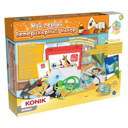 Konik Science Children's Creativity "My First Veterinary Set"-1