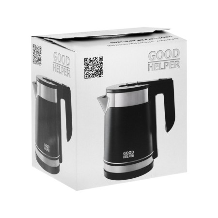 Electric kettle Goodhelper KPS-185C, plastic, Metal flask, 1.8 l, 1800 watts, black-7
