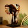 Souvenir "Elephant Head" on a stand, Albezia 60 cm
