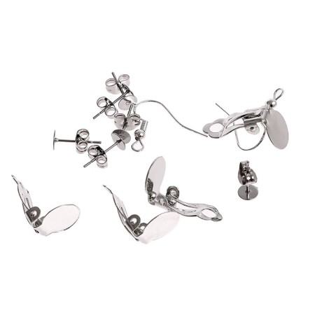 Set for experiments "epoxy resin", earrings-4