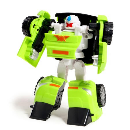 Set of robots "Autobots", 2 pieces, green color, white-9