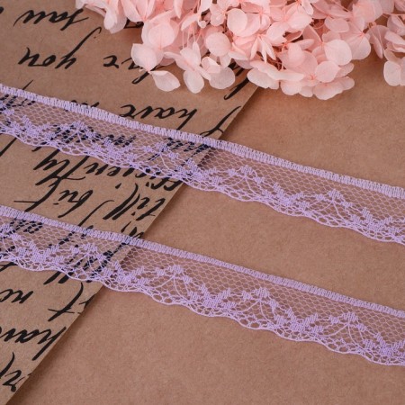 Capricon lace, 20 mm × 10 ± 1 m, lilac color-1