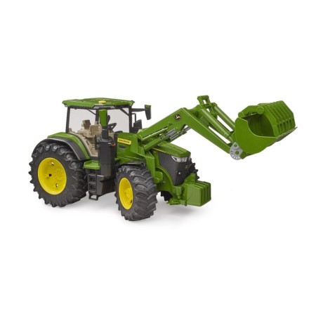 Tractor Bruder John Deere 7r 350 with a front loader-1