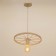 Lamp "Wheel" 1HE27 40W white 30x30x10-110 cm