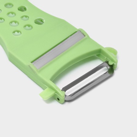Vegetable cleaner with a grater and shinkling of a share, 17 cm, color mix-4