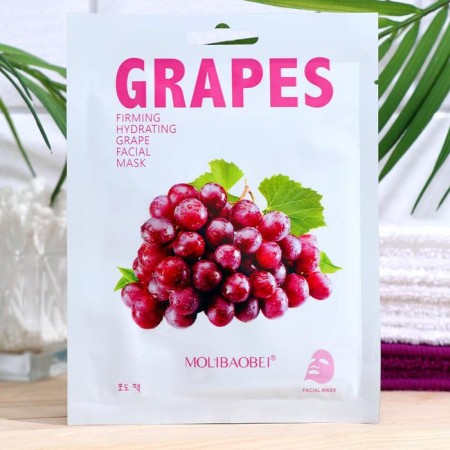 Facial fabric mask "Grapes"