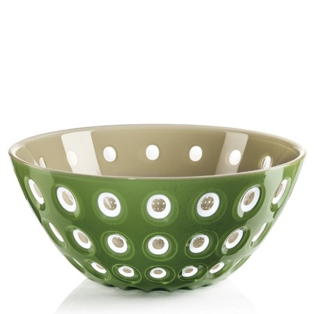 Guzzini le murrine salad bowl, d = 25 cm, dark green color