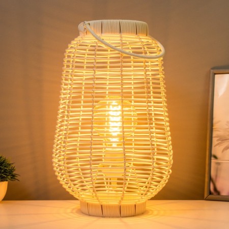 Blanche table lamp E27 15W white 25x25x39 cm Risalux-1