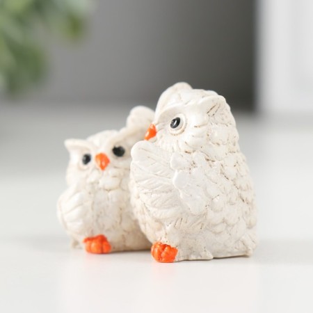 Souvenir Polystone "Owl and Council" mix 2.7x4.3x3.8 cm-4
