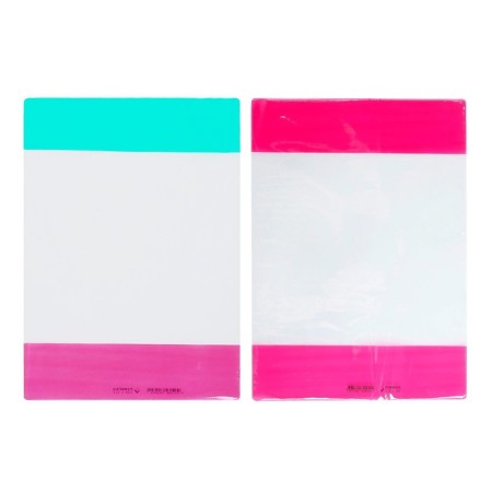 PVC cover 226 x 314 mm, 100 μm, for high school textbooks, color valve, mix-4