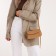 Bag Women's Messenger on magnet, beige color